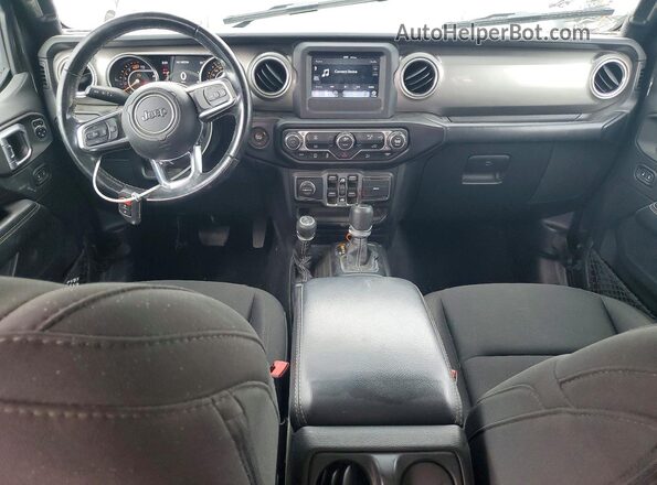 1C4HJXEN5LW199528 2020 JEEP WRANGLER Gray Widok deski rozdzielczej