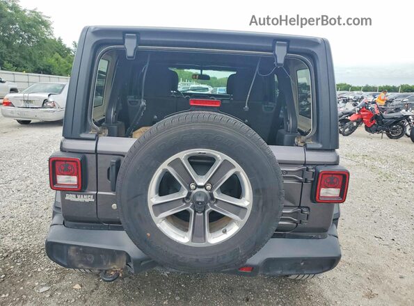 1C4HJXEN5LW199528 2020 JEEP WRANGLER Gray Widok z tyłu