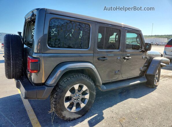 1C4HJXEN6LW193673 2020 JEEP WRANGLER Gray უკანა მარჯვენა