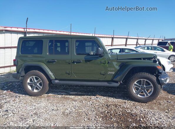 1C4HJXEN6MW605995 2021 JEEP WRANGLER Green Vista interior trasera