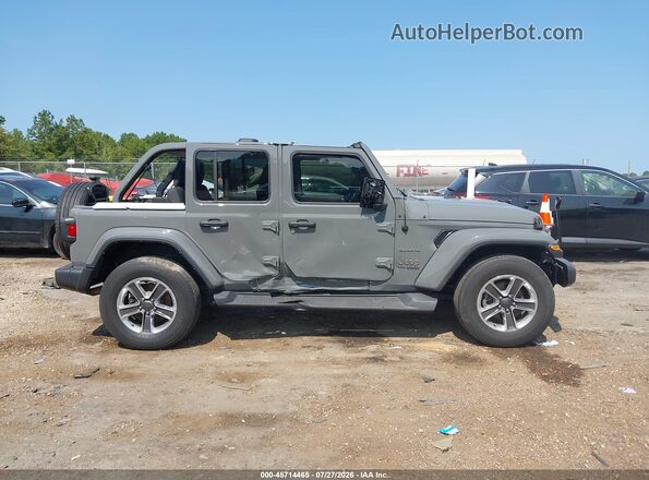 1C4HJXEN6MW812127 2021 JEEP WRANGLER Gray Սալոնի հետևի տեսք
