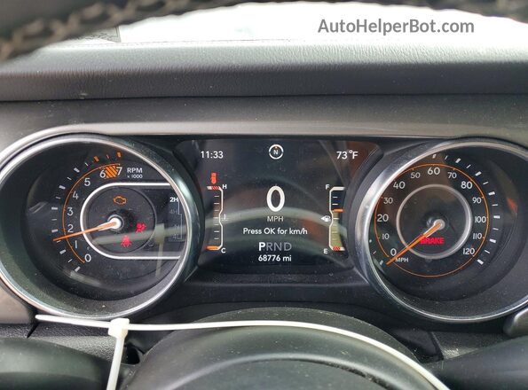 1C4HJXEN6NW208952 2022 JEEP WRANGLER Gray ხელსაწყოთა პანელის ხედი