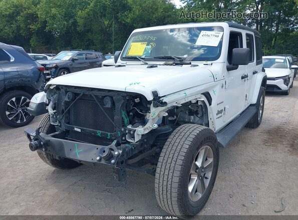 1C4HJXEN7LW172282 2020 JEEP WRANGLER Белый Вид спереди