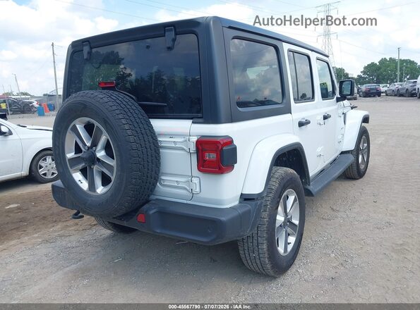 1C4HJXEN7LW172282 2020 JEEP WRANGLER Белый Задняя правая четверть
