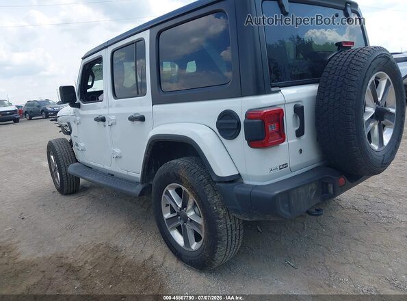 1C4HJXEN7LW172282 2020 JEEP WRANGLER Белый Задняя левая четверть