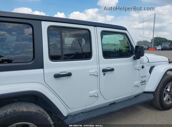 1C4HJXEN7LW172282 2020 JEEP WRANGLER Белый Вид задней части салона