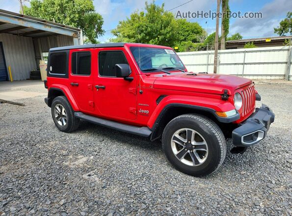 1C4HJXEN8KW511307 2019 JEEP WRANGLER Red Front right