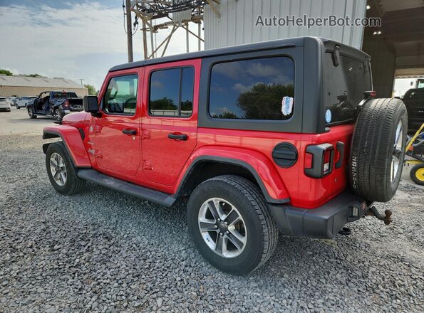 1C4HJXEN8KW511307 2019 JEEP WRANGLER Red 360 interior view