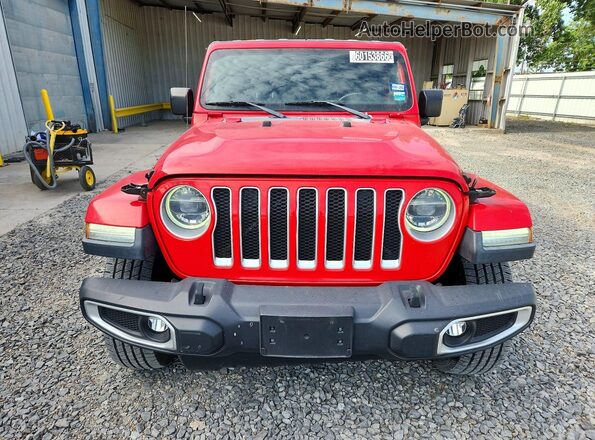 1C4HJXEN8KW511307 2019 JEEP WRANGLER Red Front view