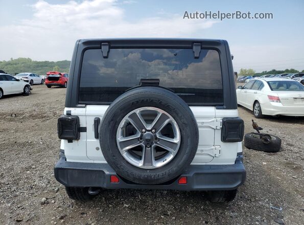 1C4HJXEN8LW127657 2020 JEEP WRANGLER White Вид ззаду