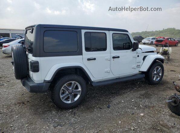 1C4HJXEN8LW127657 2020 JEEP WRANGLER White Задня права чверть