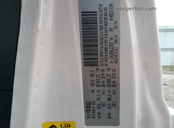 1C4HJXEN8LW127657 2020 JEEP WRANGLER White Вид наклейки з VIN-кодом
