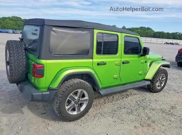 1C4HJXEN9KW689839 2019 JEEP WRANGLER Green Tył prawy