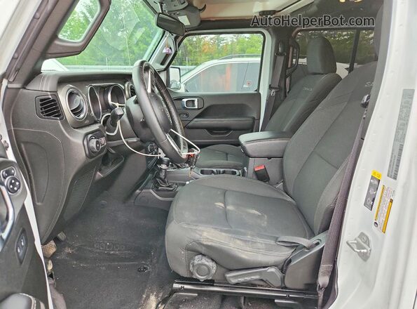 1C4HJXEN9MW791435 2021 JEEP WRANGLER Белый Вид салона спереди