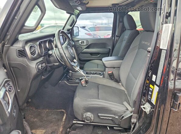 1C4HJXENXMW539774 2021 JEEP WRANGLER Black წინა სალონის ხედი