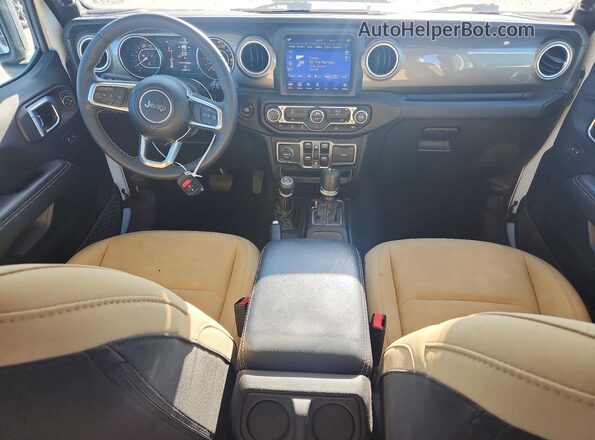 1C4HJXENXPW598053 2023 JEEP WRANGLER White Dashboard view