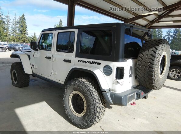 1C4HJXFG0JW308555 2018 JEEP WRANGLER UNLIMITED White Задня ліва чверть