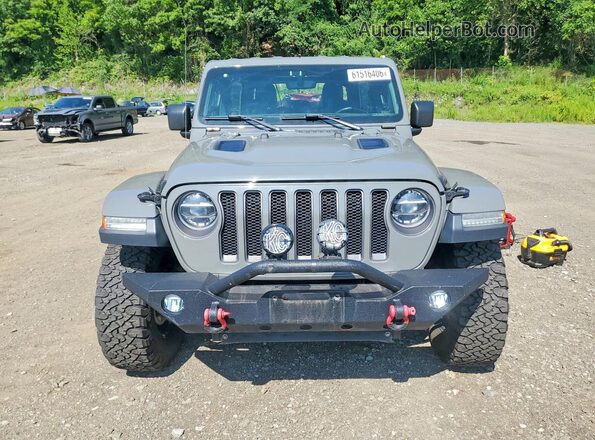 1C4HJXFG0MW536673 2021 JEEP WRANGLER Серый Вид спереди