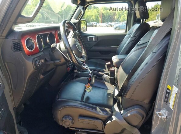 1C4HJXFG0MW536673 2021 JEEP WRANGLER Серый Вид салона спереди