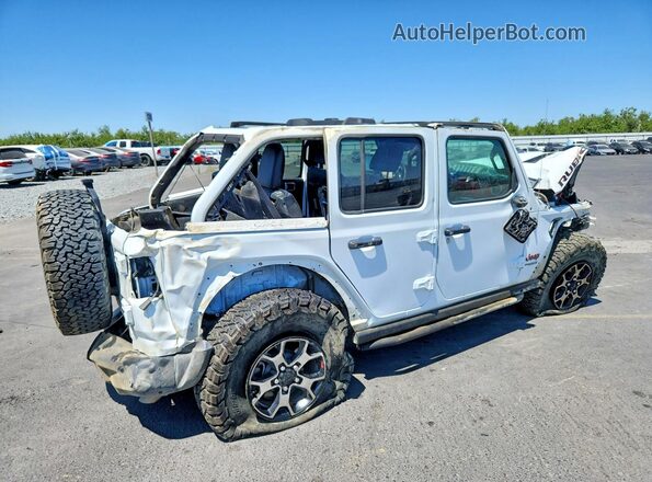 1C4HJXFG2JW265675 2018 JEEP WRANGLER White Tył prawy