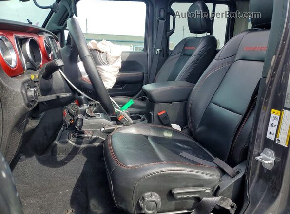 1C4HJXFG2JW302384 2018 JEEP WRANGLER Charcoal Вид салону спереду