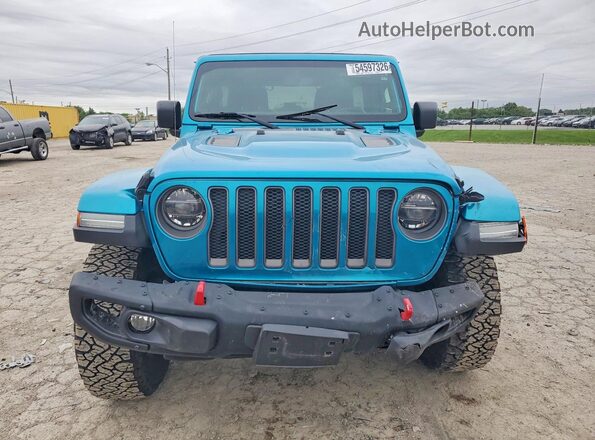 1C4HJXFG2KW631202 2019 JEEP WRANGLER Teal Вид спереду