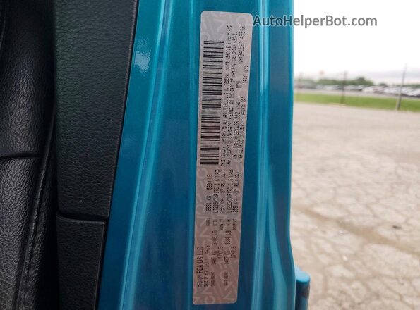 1C4HJXFG2KW631202 2019 JEEP WRANGLER Teal Вид наклейки з VIN-кодом