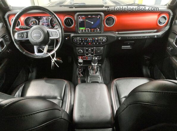 1C4HJXFG3MW617280 2021 JEEP WRANGLER Угольный Вид панели приборов