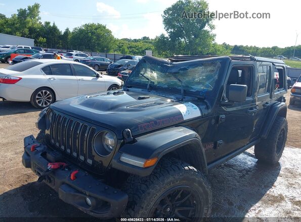 1C4HJXFG5KW525326 2019 JEEP WRANGLER UNLIMITED Black Front view