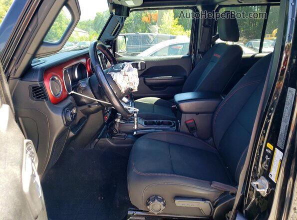 1C4HJXFG5MW663287 2021 JEEP WRANGLER Black Front interior view