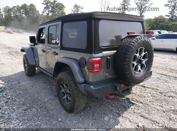 1C4HJXFG6KW609509 2019 JEEP WRANGLER UNLIMITED Gray Rear left