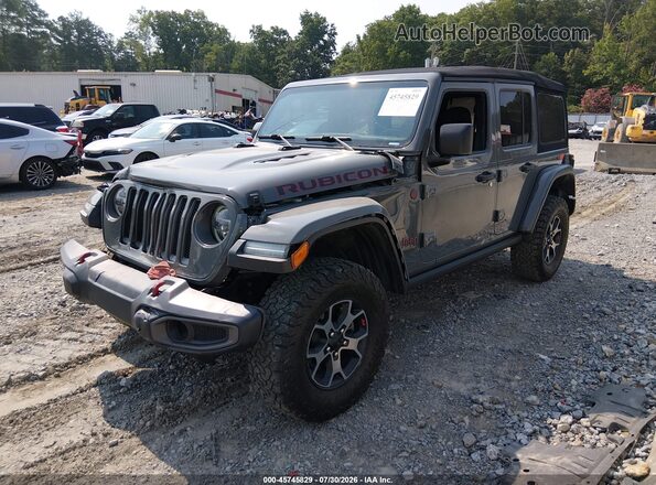 1C4HJXFG6KW609509 2019 JEEP WRANGLER UNLIMITED Gray Front left