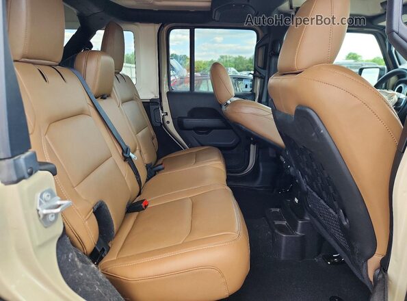 1C4HJXFG6NW234127 2022 JEEP WRANGLER Желто-коричневый Вид задних сидений