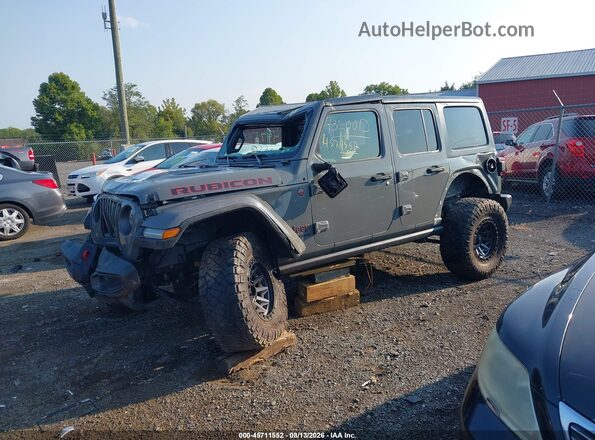 1C4HJXFG8JW223687 2018 JEEP WRANGLER UNLIMITED Gray Vista tres cuartos delantera izquierda