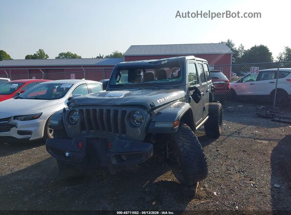 1C4HJXFG8JW223687 2018 JEEP WRANGLER UNLIMITED Gray Vista frontal