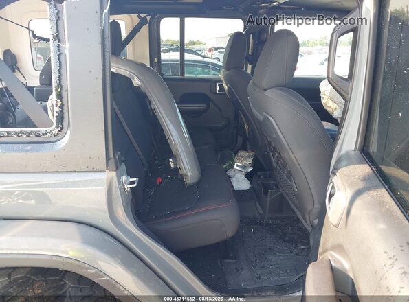 1C4HJXFG8JW223687 2018 JEEP WRANGLER UNLIMITED Gray Vista de la etiqueta del VIN