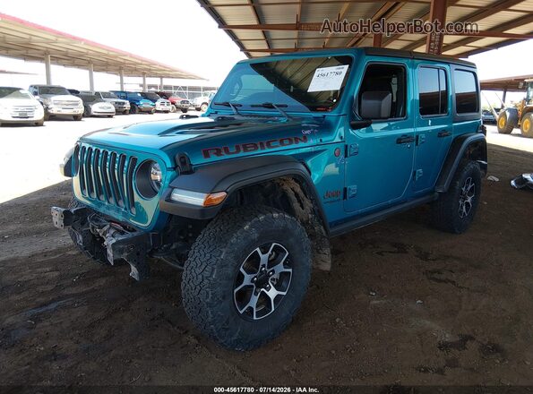1C4HJXFG8KW676726 2019 JEEP WRANGLER UNLIMITED Green წინა მარცხენა ხედი სამი მეოთხედიდან