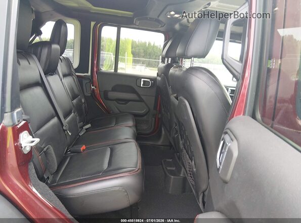 1C4HJXFG8MW760032 2021 JEEP WRANGLER UNLIMITED Red VIN კოდის სტიკერის ხედი