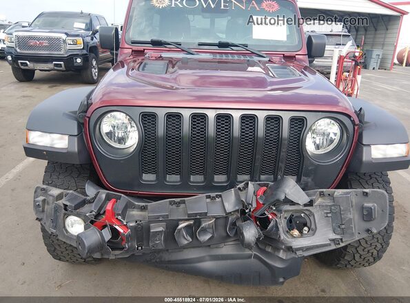1C4HJXFG8MW760032 2021 JEEP WRANGLER UNLIMITED Red წინა ხედი