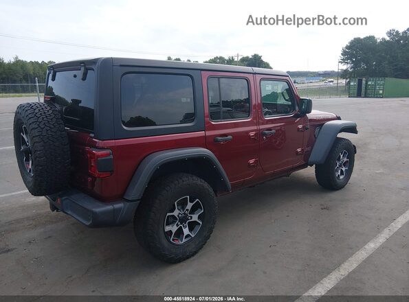 1C4HJXFG8MW760032 2021 JEEP WRANGLER UNLIMITED Red უკანა მარჯვენა