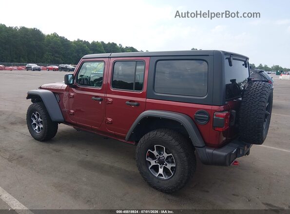 1C4HJXFG8MW760032 2021 JEEP WRANGLER UNLIMITED Red უკანა მარცხენა