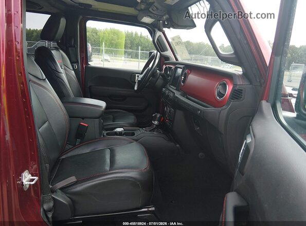 1C4HJXFG8MW760032 2021 JEEP WRANGLER UNLIMITED Red წინა სალონის ხედი