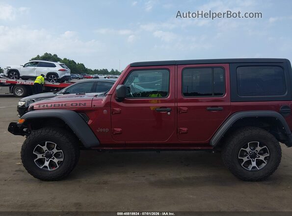 1C4HJXFG8MW760032 2021 JEEP WRANGLER UNLIMITED Red სალონის 360-გრადუსიანი ხედი
