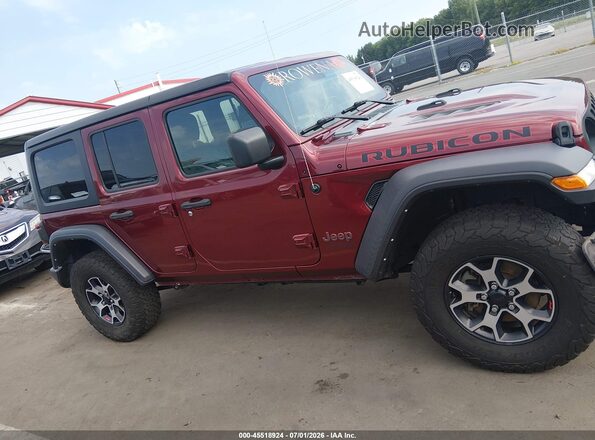 1C4HJXFG8MW760032 2021 JEEP WRANGLER UNLIMITED Red უკანა სალონის ხედი