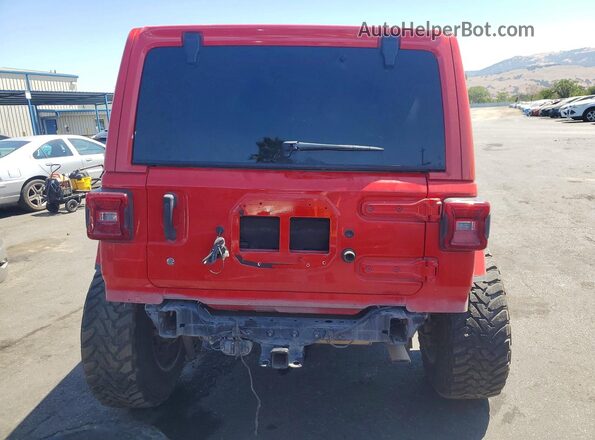 1C4HJXFG9JW116356 2018 JEEP WRANGLER Red Հետևի տեսք