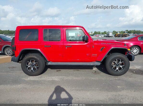 1C4HJXFGXJW226767 2018 JEEP WRANGLER UNLIMITED Red 360 interior view
