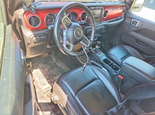 1C4HJXFGXMW697211 2021 JEEP WRANGLER Черный Вид панели приборов