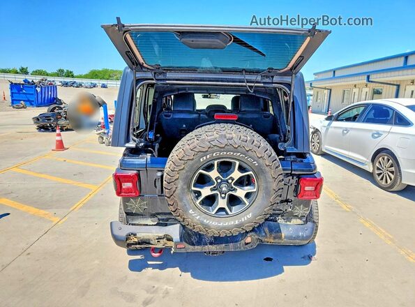 1C4HJXFGXMW697211 2021 JEEP WRANGLER Черный Вид сзади