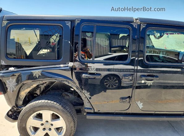 1C4HJXFGXMW697211 2021 JEEP WRANGLER Черный Вид задней части салона