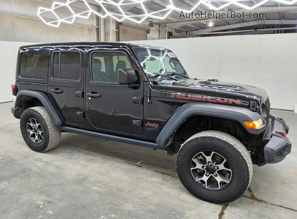 1C4HJXFGXNW277465 2022 JEEP WRANGLER Black Передня права чверть
